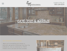 Tablet Screenshot of enidtilemarble.com